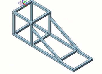 实例教程6：使用南宫28ng3D进行钢结构建模设计